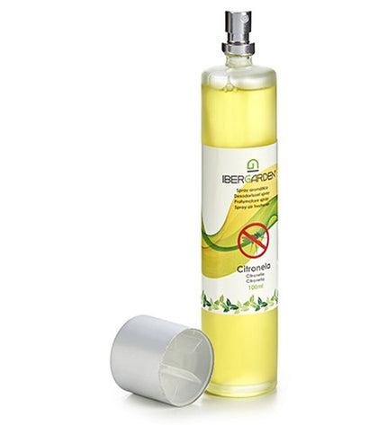 Ibergarden Citronella air freshener spray 100ml bottles, household and kitchen decor, fresh citrus scent, 12-pack.