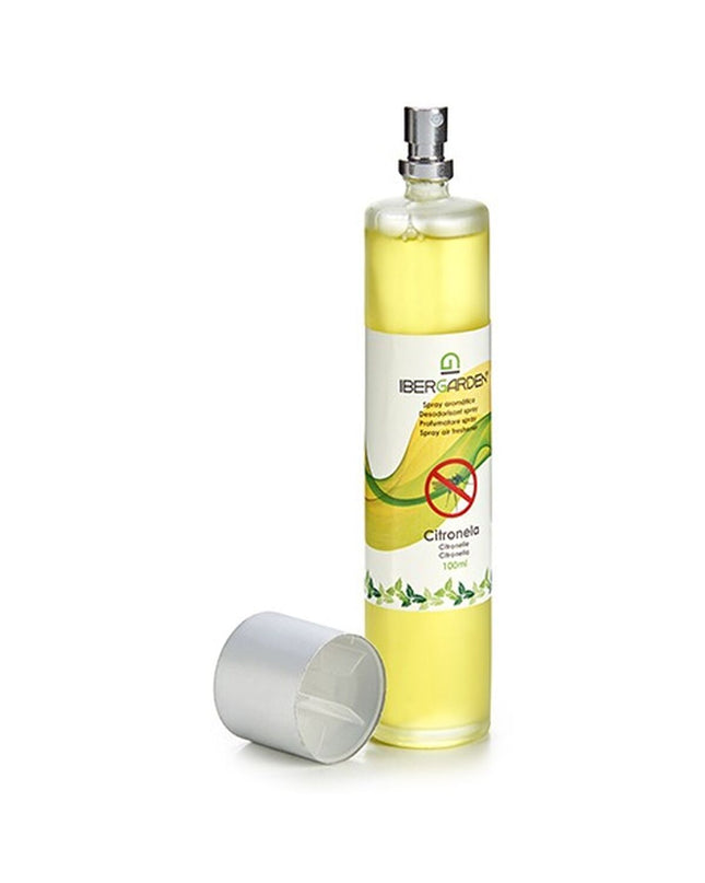 Ibergarden Citronella air freshener spray 100ml bottles, household and kitchen decor, fresh citrus scent, 12-pack.
