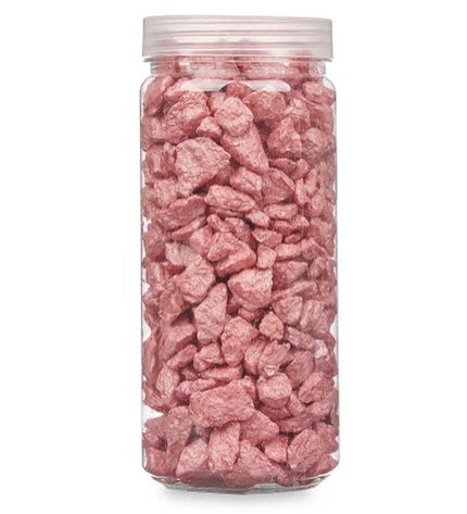 Gift Decor decorative red garden stones, 10-20mm, 700g, outdoor landscape decoration, 12 pieces in various sizes.