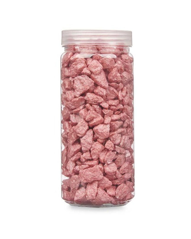 Gift Decor decorative red garden stones, 10-20mm, 700g, outdoor landscape decoration, 12 pieces in various sizes.