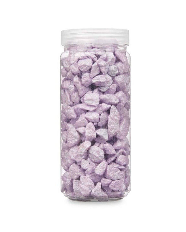 Gift Decor decorative purple stones for outdoor garden decor, 10-20 mm, 12 pieces in a compact size for landscaping.