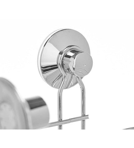 Six Berilo metal and ABS shower supports measuring 26x39x19 cm, designed for bathroom use, in a natural, practical setting.