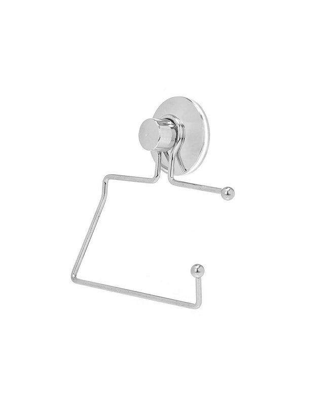 Berilo metal and ABS toilet paper holder set with 12 pieces, modern bathroom accessory, silver finish, compact size.