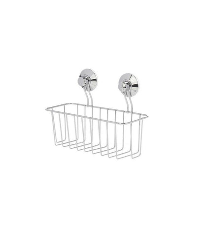 Set of 12 Berilo metal and ABS shower supports, 24x18x10 cm, designed for bathroom and kitchen use with durable steel construction.