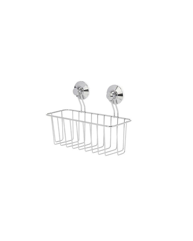 Set of 12 Berilo metal and ABS shower supports, 24x18x10 cm, designed for bathroom and kitchen use with durable steel construction.