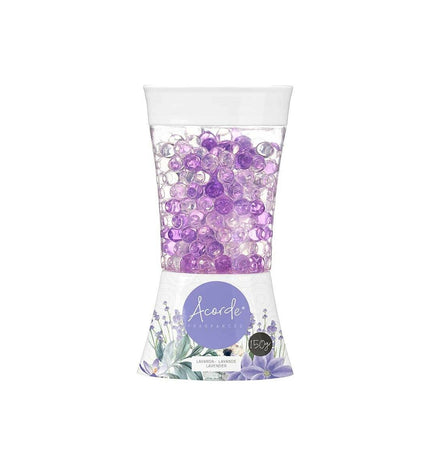 Acorde Lavendel luchtverfrisser gel, 150 g, set of 12, lavender-scented air fresheners for home and kitchen decor.