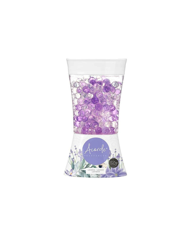 Acorde Lavendel luchtverfrisser gel, 150 g, set of 12, lavender-scented air fresheners for home and kitchen decor.