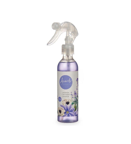 Acorde Lavendel luchtverfrisser 200 ml, 12-pack, with lavender-scented bottles for home and kitchen decor.