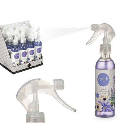Acorde Lavendel air freshener bottle, 200 ml, with lavender scent, used for home and kitchen decor, set of 12 units.