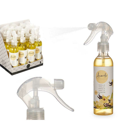 Acorde Vanille air freshener spray bottle for home and kitchen decor, 200 ml, 12-pack, with vanilla scent.