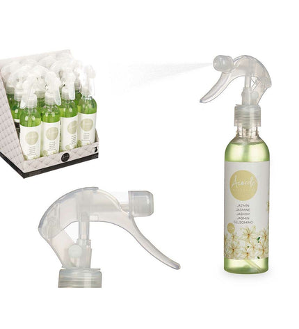 Acorde Jasmijn air freshener bottle with 200 ml capacity, shown with 12 units, for home decor and kitchen freshening