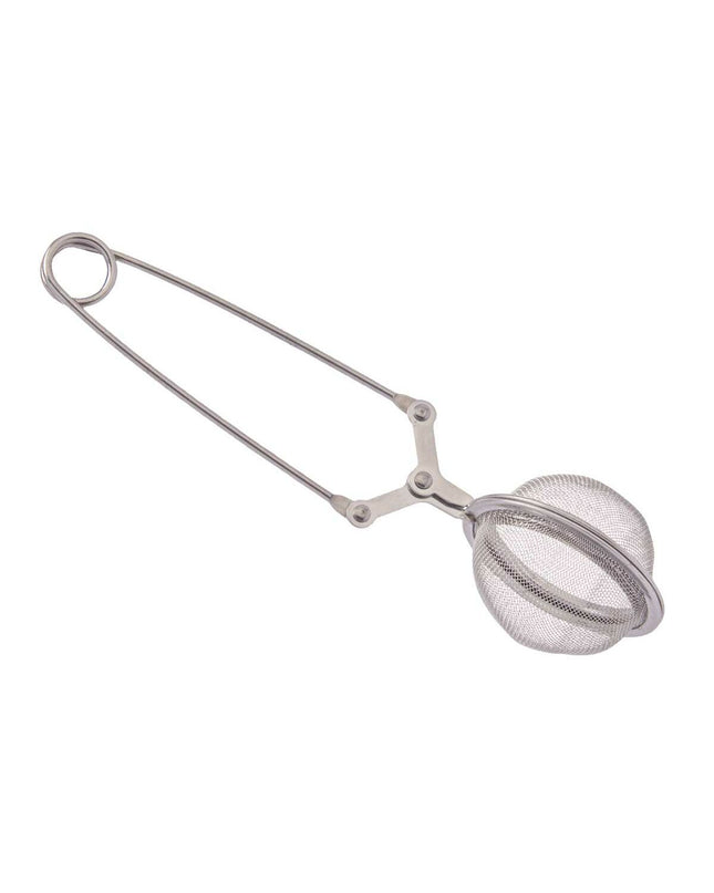Set of 12 Kinvara stainless steel infuser balls for tea and coffee brewing, measuring 5x16x5.3 cm, in a kitchen or household setting.