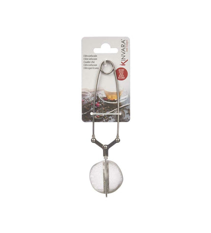 Set of 12 Kinvara stainless steel coffee and tea infusers, 5x16x5.3 cm, ideal for brewing loose leaf tea and coffee.