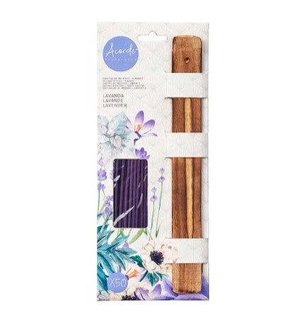 Acorde Wierookset Acorde 50 Onderdelen, 12 stuks, with various incense sticks and accessories for home and cooking decor.