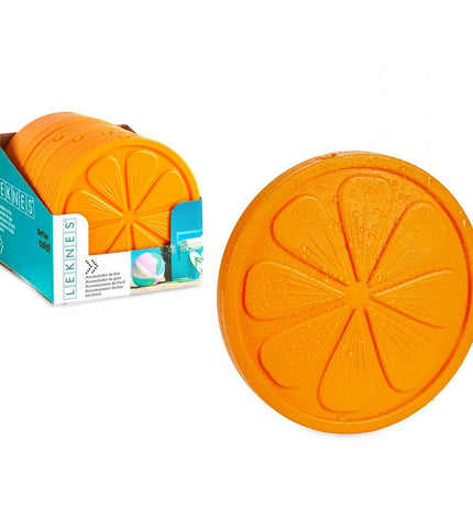 Leknes Kou-accumulator 250 ml for camping and outdoor activities, shown in a pack of 12 with dimensions 17.5 x 1.5 x 17.5 cm.
