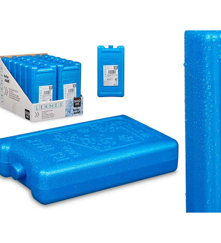 Leknes sport and outdoor Kou-accumulator 500ml camping mug set, 12 pieces, with 9.5 x 18 x 4 cm dimensions.