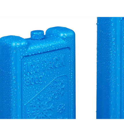 Leknes Kou-accumulator set, 12 durable 500 ml containers for camping and outdoor activities, 9.5 x 18 x 4 cm.