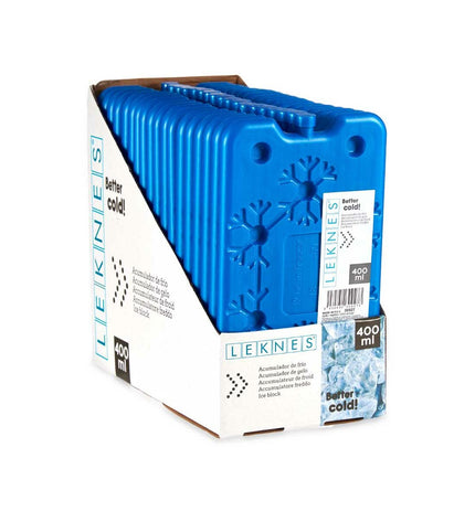 Leknes Kou-accumulator set, 400ml, for camping and outdoor activities, 14 x 24.5 x 1.5 cm, 18 pieces in the pack