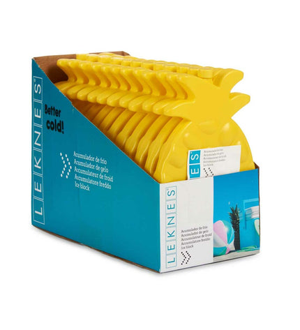 Leknes Kou-accumulator 200ml camping and outdoor gear, 12 pieces, compact 13x20x1.5 cm for hiking and outdoor activities.
