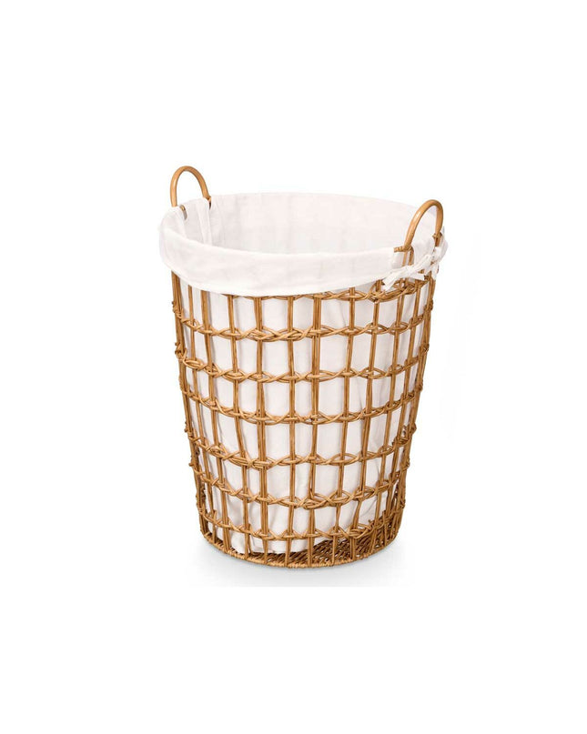 Set of six Kipit storage bags made from natural polyester, polypropylene, and cotton, ideal for home organization and kitchen use.