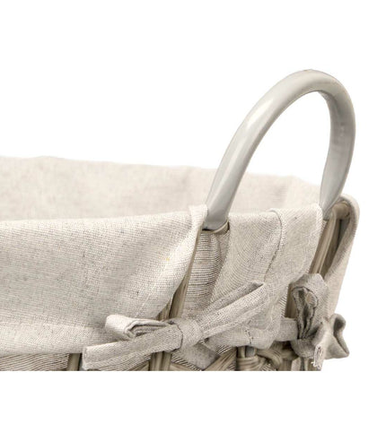Set of six grey Kipit storage bags made from polyester, polypropylene, and cotton for home organization and kitchen use.