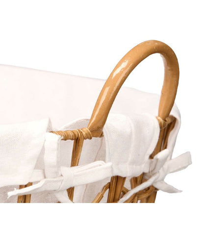 Set of six Kipit storage bags made from natural polyester, polypropylene, cotton, iron, and plastic for home organization.