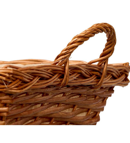 Kipit versatile polyester and cotton laundry basket with woven design, measuring 63x16x41 cm, suitable for home and bathroom use.