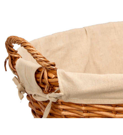 Kipit Mand Kipit Natuurlijk polyester vlechtwerk stof, 50% katoen, six pieces for home organization and storage.