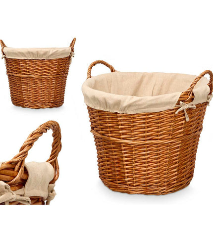 Kipit Mand Kipit Natuurlijk Polyester vlechtwerk stof with 50% katoen, 6 pieces, for home organization and storage.