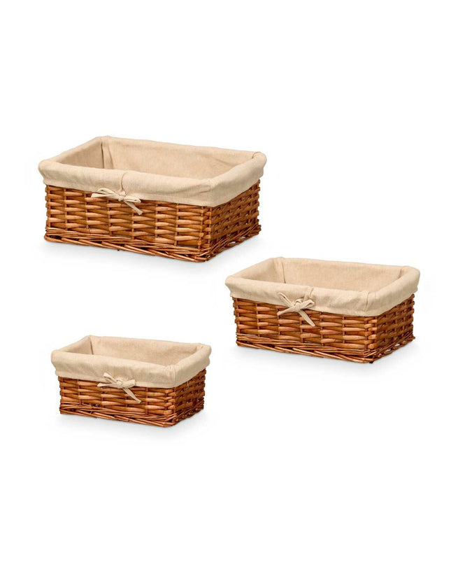 Kipit Mandenset Kipit polyester and cotton woven bath set with three parts, measuring 39x16.5x29 cm, for home and bathroom use.