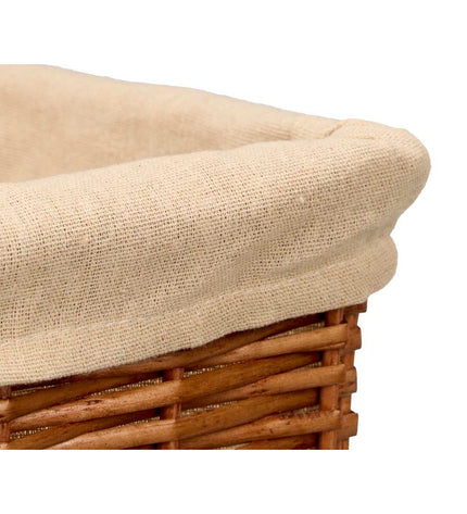 Kipit Mandenset Kipit polyester vlechtwerk stof, 50% katoen, 39x16x30 cm, three-piece laundry or bathroom storage set