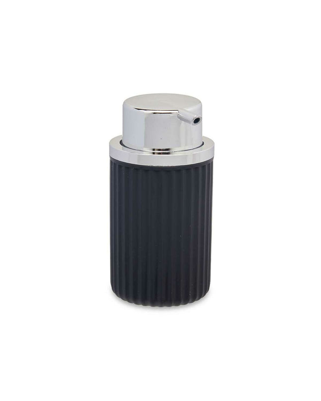 Set of 16 Berilo plastic soap dispensers in anthracite, 420 ml capacity, suitable for bathroom and kitchen use.