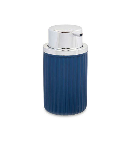 Set of 16 Berilo blue plastic soap dispensers, 420 ml, with dimensions 7x14.5x8.5 cm, for home and bathroom use