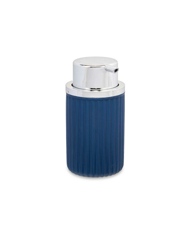 Set of 16 Berilo blue plastic soap dispensers, 420 ml, with dimensions 7x14.5x8.5 cm, for home and bathroom use