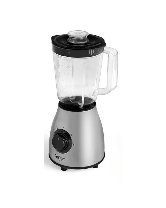 Argon 1.5L transparent stainless steel mixer, 350W, small electric kitchen appliance for home cooking.