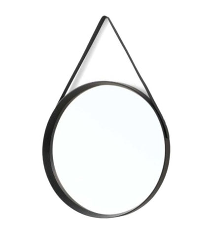 Set of six black wall mirrors by Gift Decor, 51x4.5x76 cm, ideal for home decor and kitchen area.