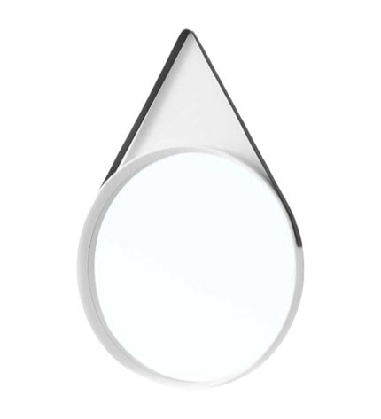 Six Gift Decor white wall mirrors with rectangular shape, 51x4.5x76 cm, ideal for home decor and wall decoration.
