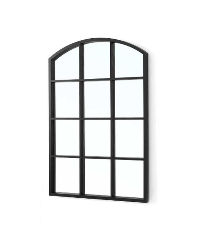 Set of four black house mirror decorative wall mirrors by Gift Decor, 50.5 x 2.5 x 76 cm, ideal for home decor.