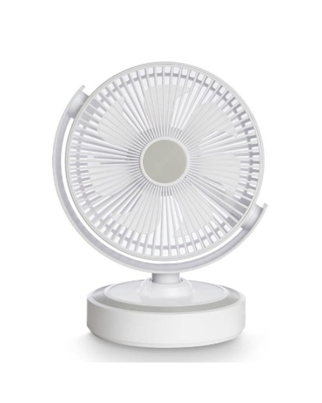 Argon Tafelventilator in wit, compact 10W portable air conditioner with 21x28x32.5 cm size, suitable for home and kitchen use