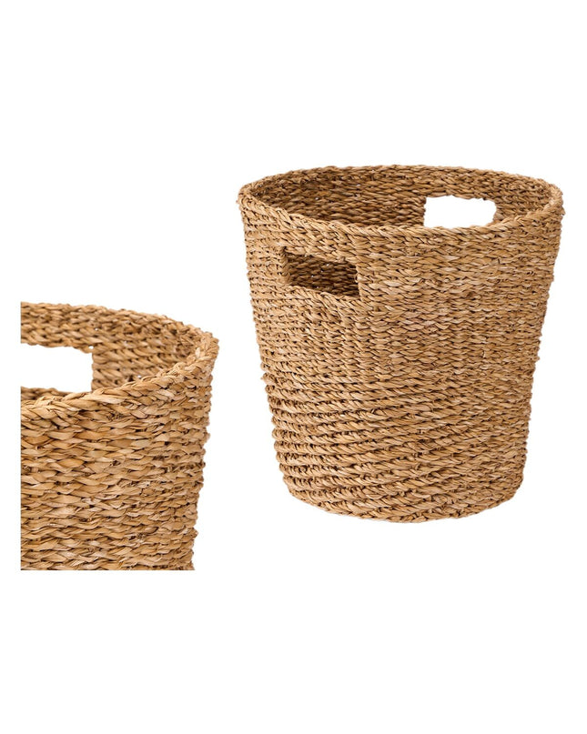 Set of four Bruin Zeealgen storage containers by Gift Decor for home organization and kitchen storage.