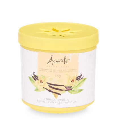 Acorde Vanille air freshener set with 12 vanilla-scented air fresheners for home and kitchen decoration.