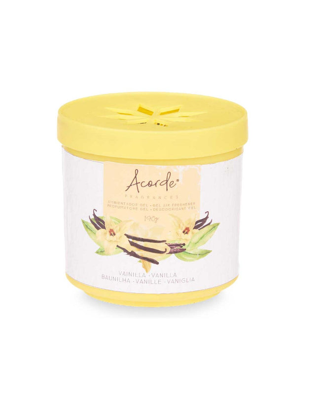 Acorde Vanille air freshener set with 12 vanilla-scented air fresheners for home and kitchen decoration.