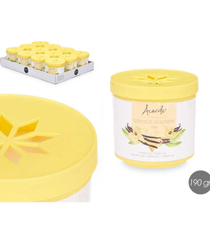 Acorde Vanille air freshener set with 12 scented blocks in a decorative box for home and kitchen use.