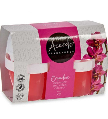 Acorde Orchidee air freshener set with 2 components, 12 pieces for home decoration and kitchen freshening, in decorative packaging.
