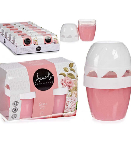Acorde Roze luchtverfrisserset with 2 parts, including 12 freshening sachets, for home decor and air freshening.