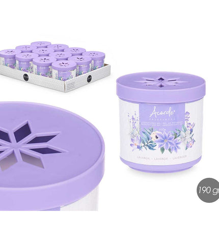 Acorde Lavendel luchtverfrisser pack with 12 lavender-scented air fresheners, designed for home and kitchen decor.