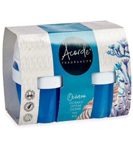 Acorde Oceaan air freshener set with two parts, 12 pieces for home and kitchen decor, featuring ocean-inspired scent and design.