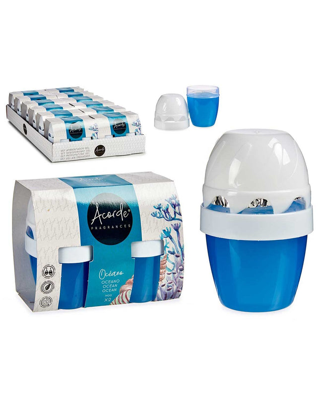 Acorde Oceaan air freshener set with two parts, featuring 12 ocean-scented fresheners for home decor and kitchen use.