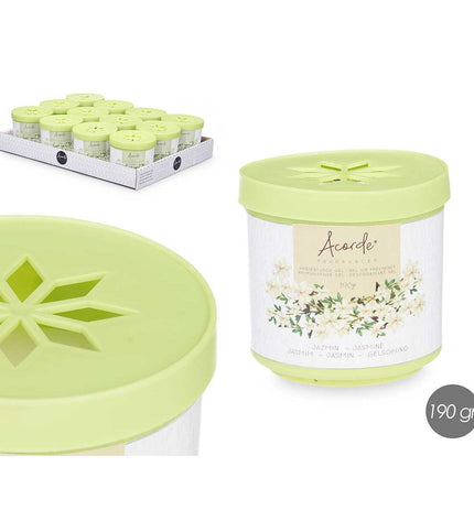 Acorde Jasmijn air fresheners in 190g packaging, displayed in a household setting for home decoration and freshening.