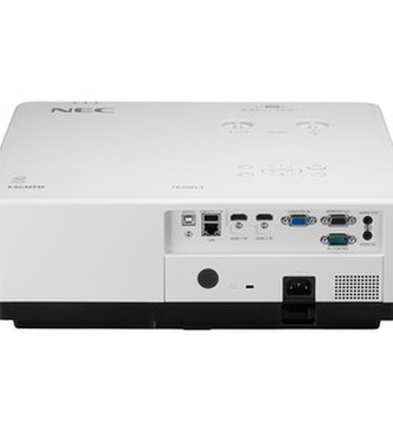 NEC PE506UL WUXGA projector displaying bright, clear images with 5200 lumens, ideal for home theater and electronic entertainment